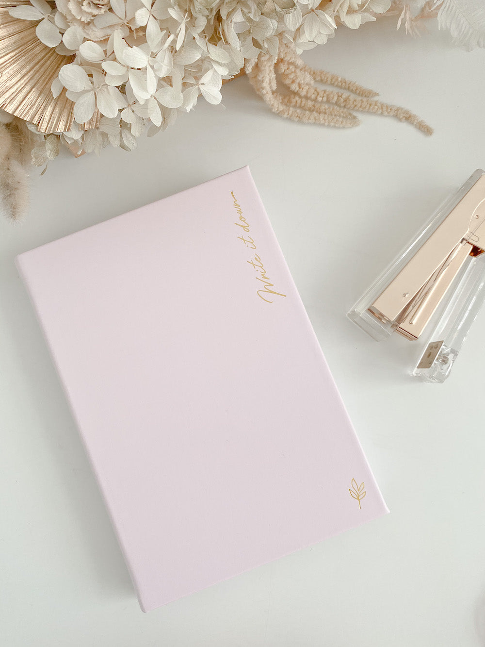 Notebook - Leather Blush