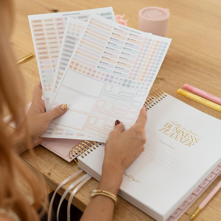 Business Planner Sticker Pack - Blush
