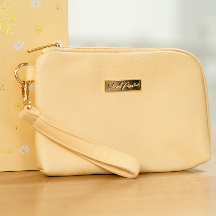 Tech &amp; Life Organiser Pouch - Butter Yellow