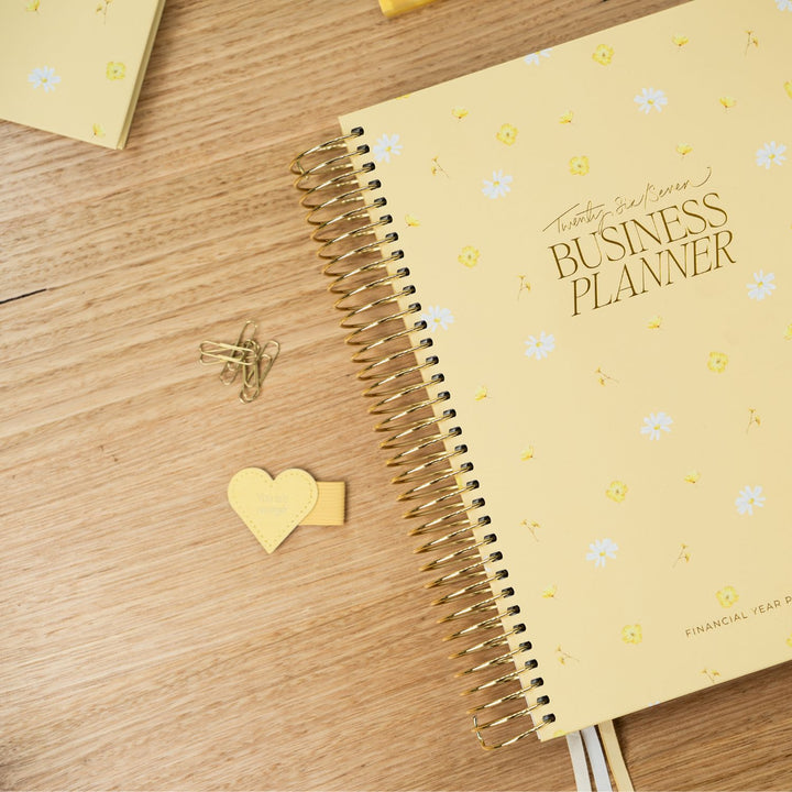 Stick-on Pen Loop - Butter Yellow