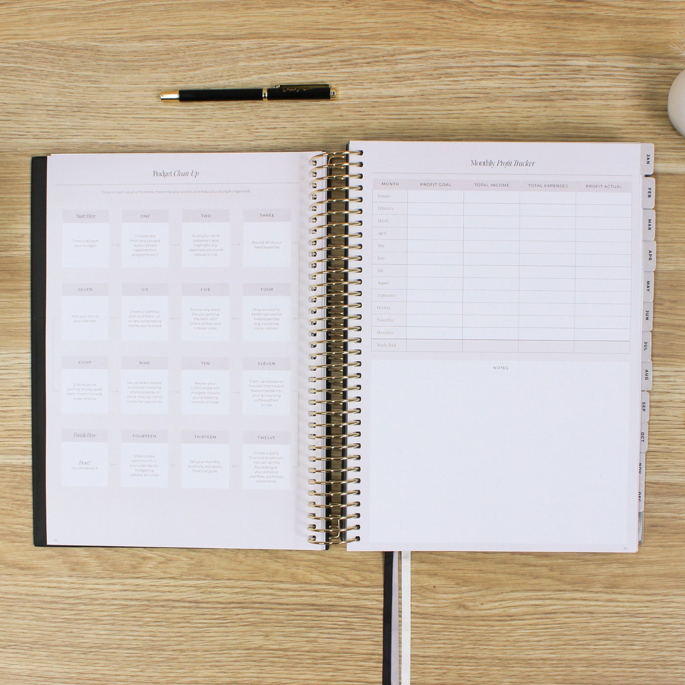 2026 Business Planner - Black