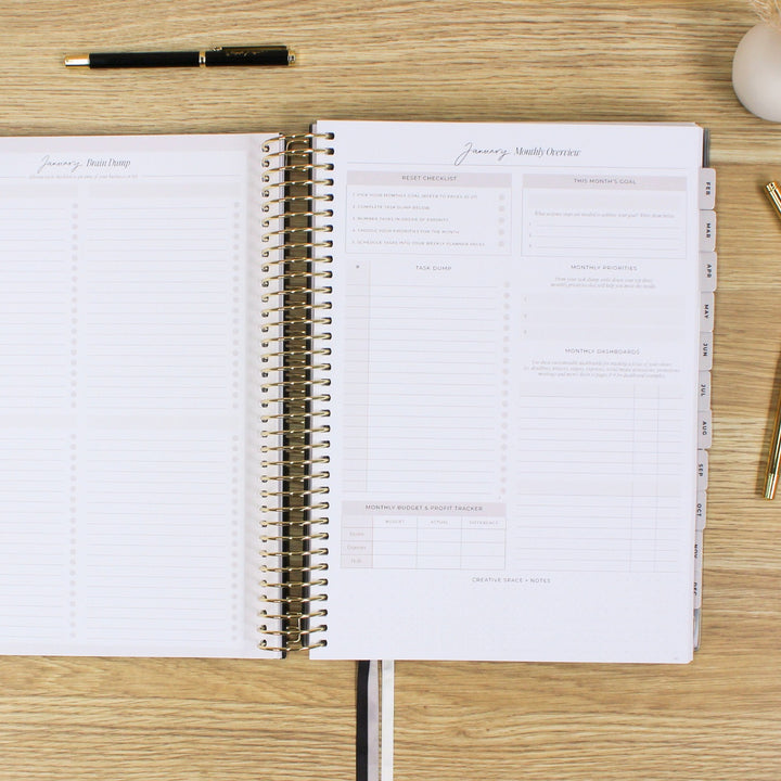 2026 Business Planner - Black