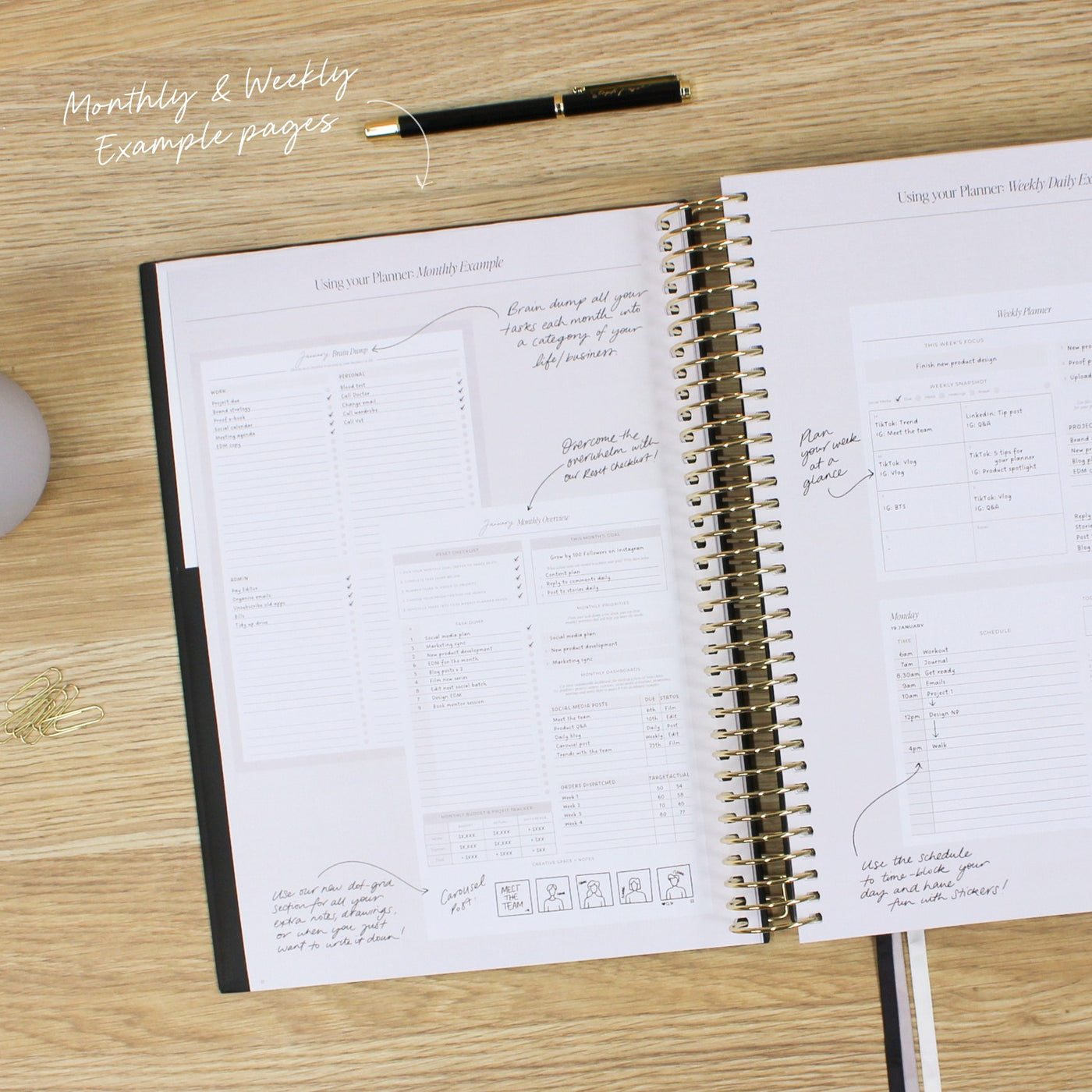 2026 Business Planner - Black