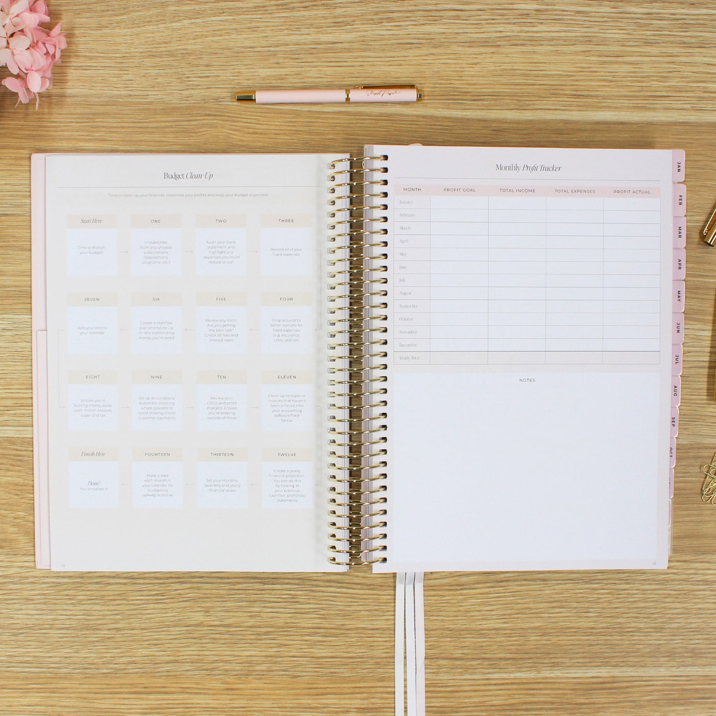2026 Business Planner - Blush