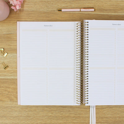 2026 Business Planner - Blush