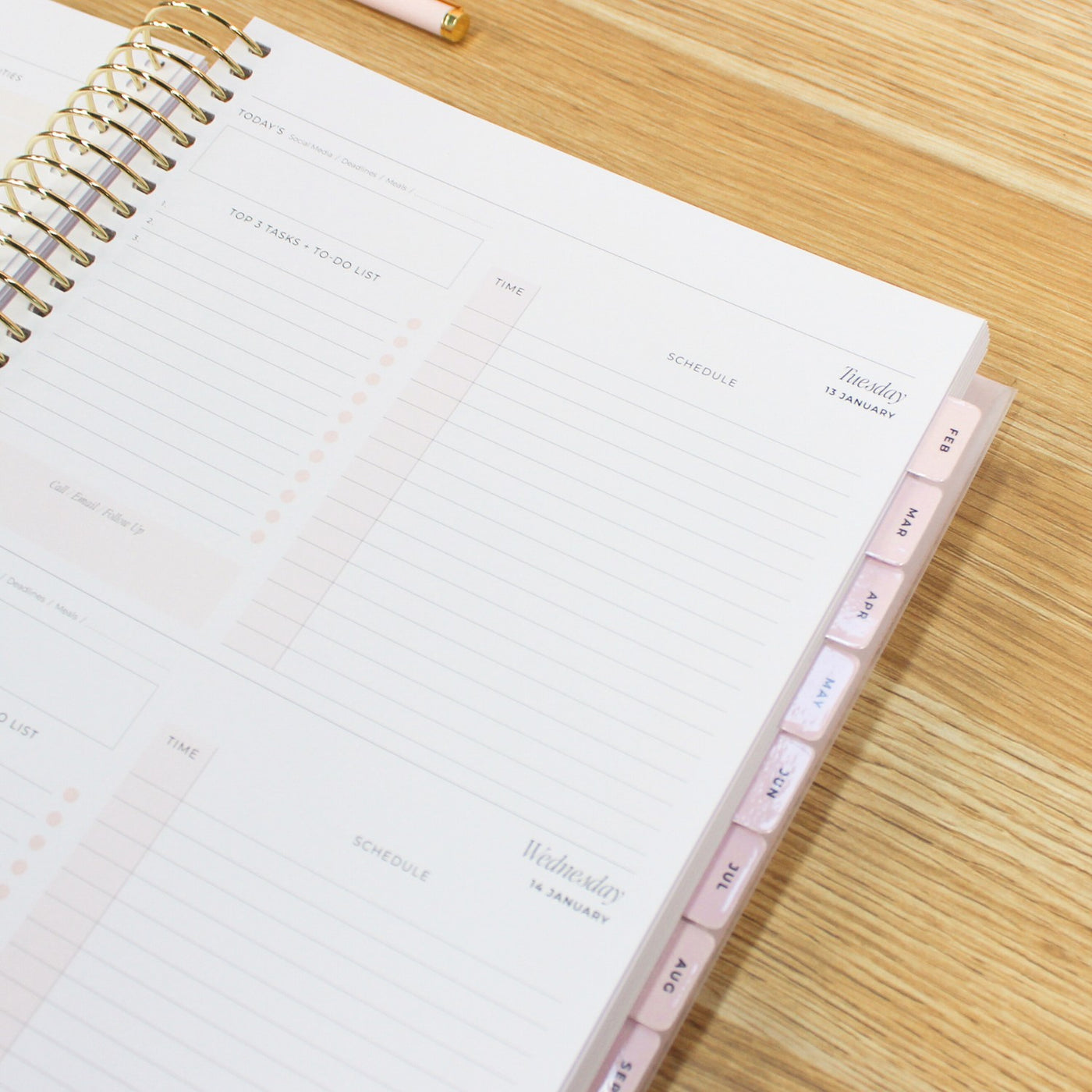 2026 Business Planner - Blush