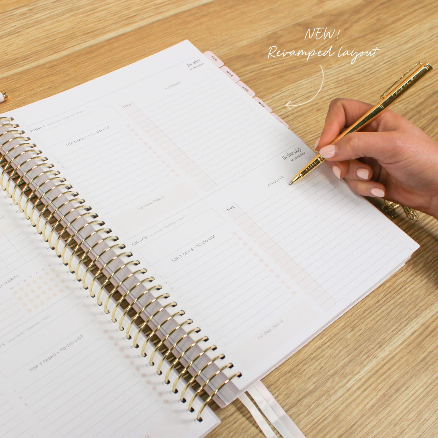 2026 Business Planner - Blush