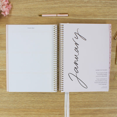 2026 Business Planner - Blush