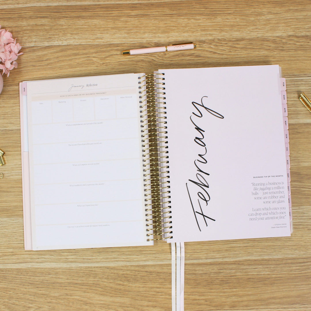 2026 Business Planner - Blush