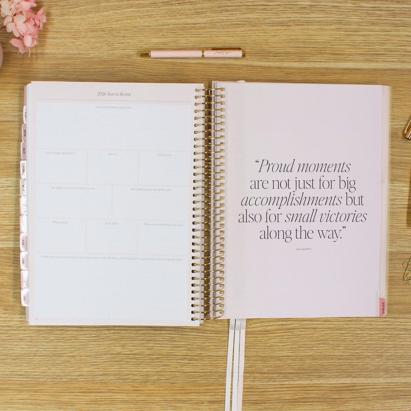 2026 Business Planner - Blush