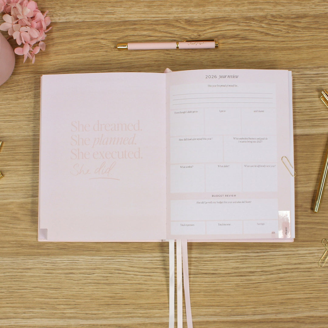 2026 Essential Planner - Blush