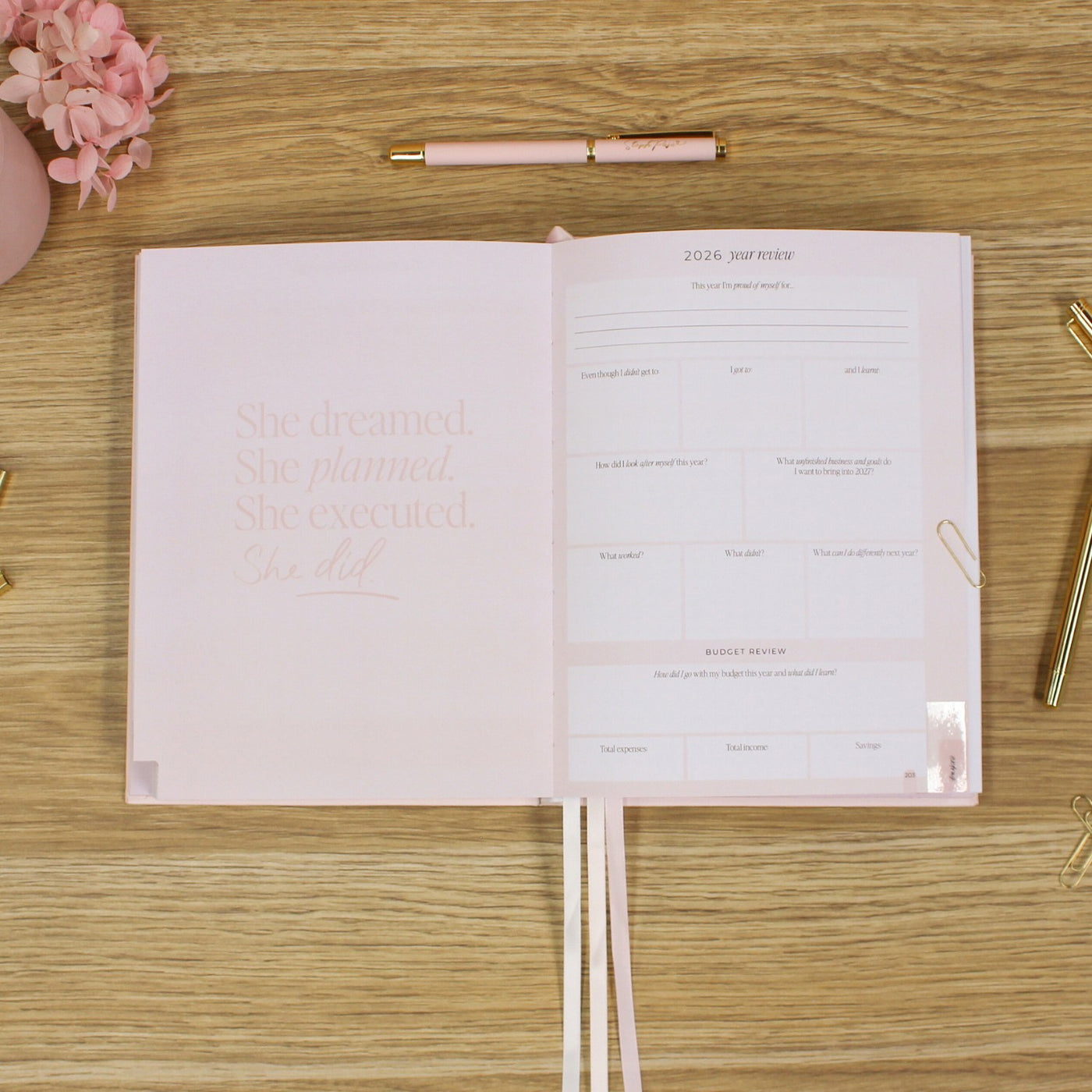 2026 Essential Planner - Blush