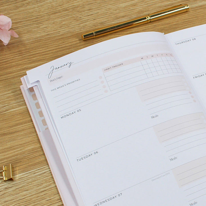 2026 Essential Planner - Blush