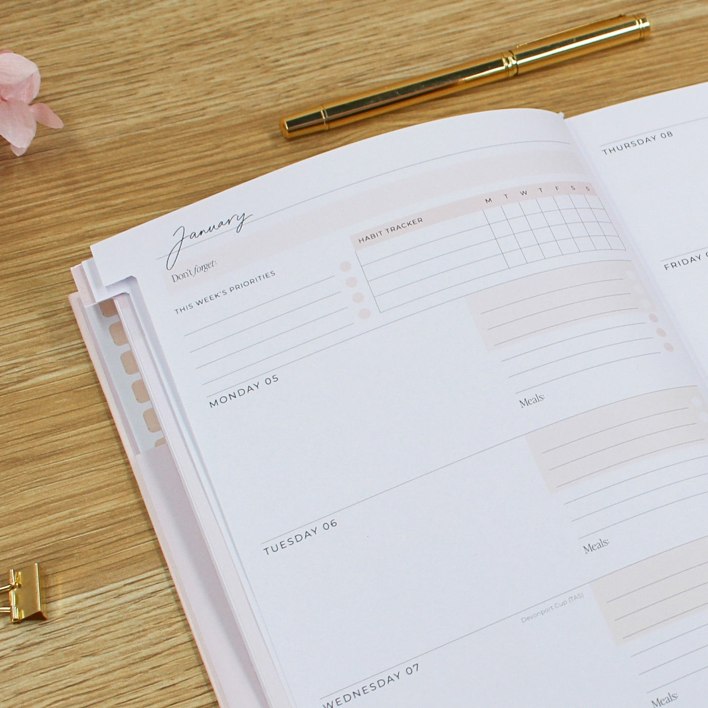 2026 Essential Planner - Blush