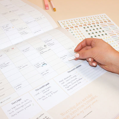 2026 Wall Planner - Blush + Beige