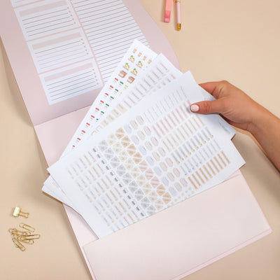 2026 Wall Planner - Blush + Beige