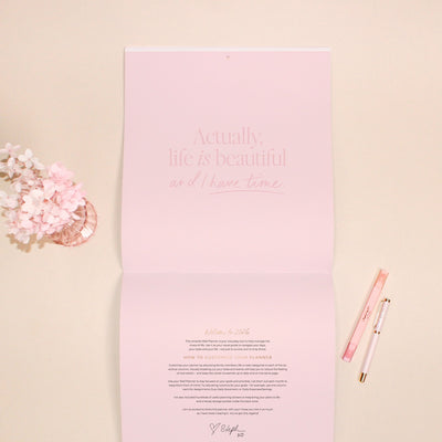 2026 Wall Planner - Blush + Beige