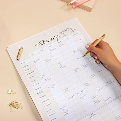 2026 Wall Planner - Blush + Beige