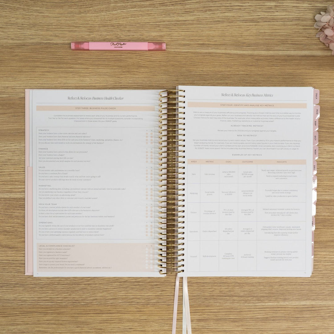 2026/27 Financial Year Business Planner - Blush