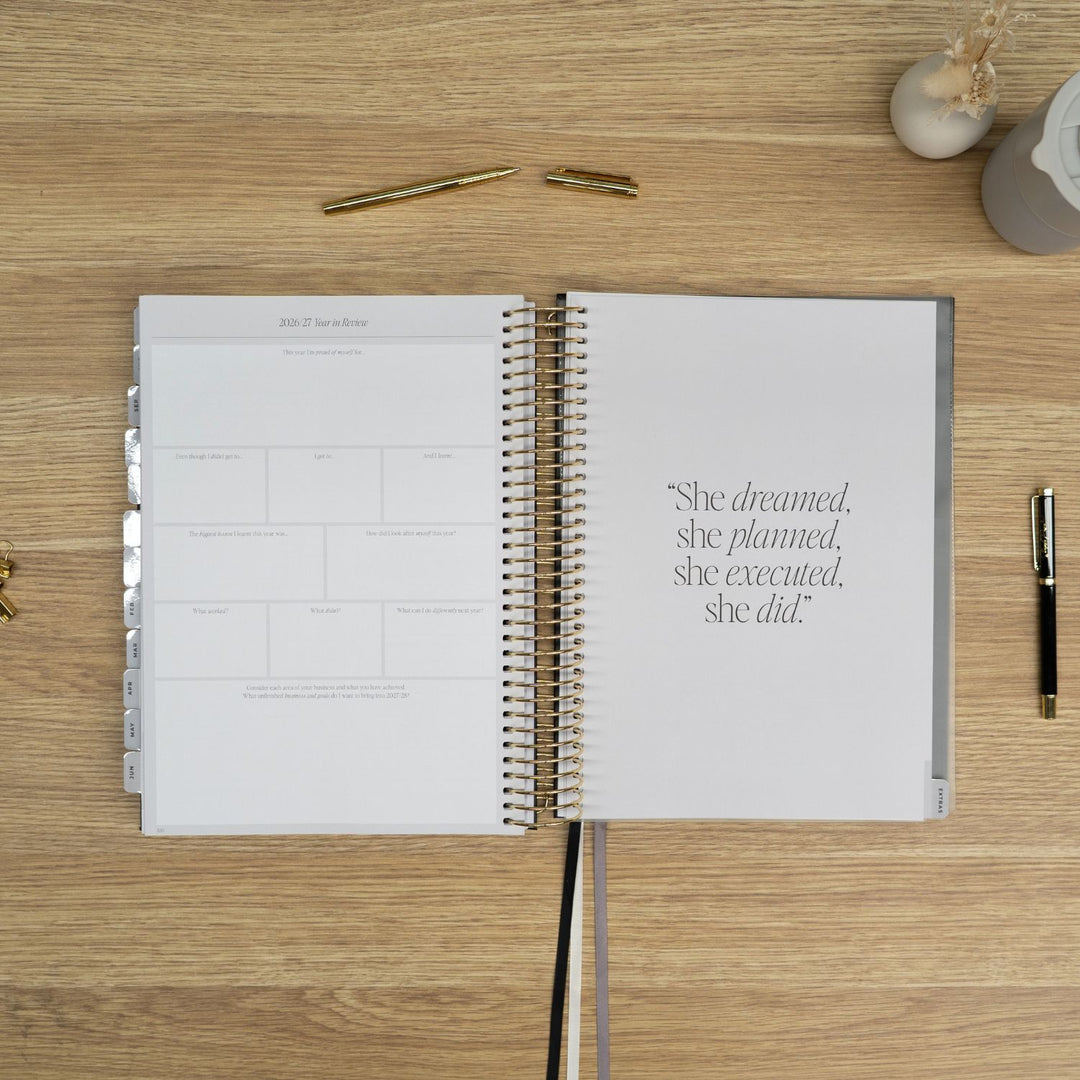 2026/27 Financial Year Business Planner - Black