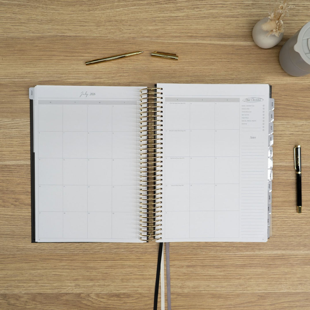 2026/27 Financial Year Business Planner - Black