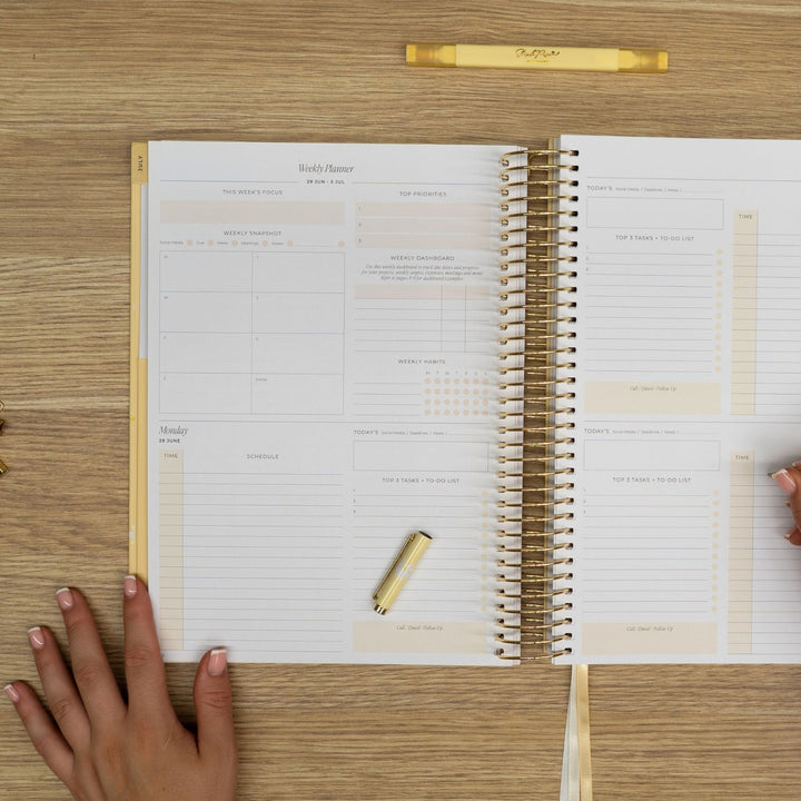 2026/27 Financial Year Business Planner - Daisy Yellow