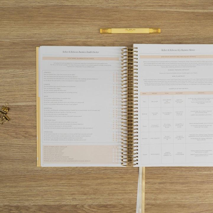 2026/27 Financial Year Business Planner - Daisy Yellow