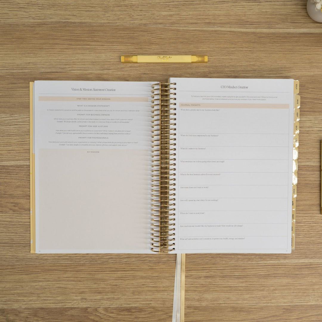 2026/27 Financial Year Business Planner - Daisy Yellow