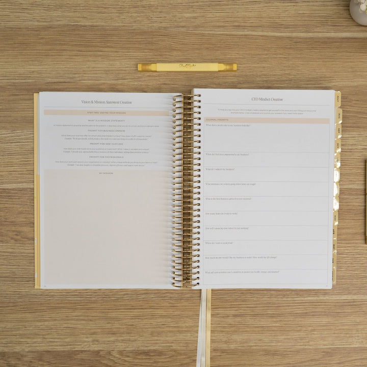 2026/27 Financial Year Business Planner - Daisy Yellow