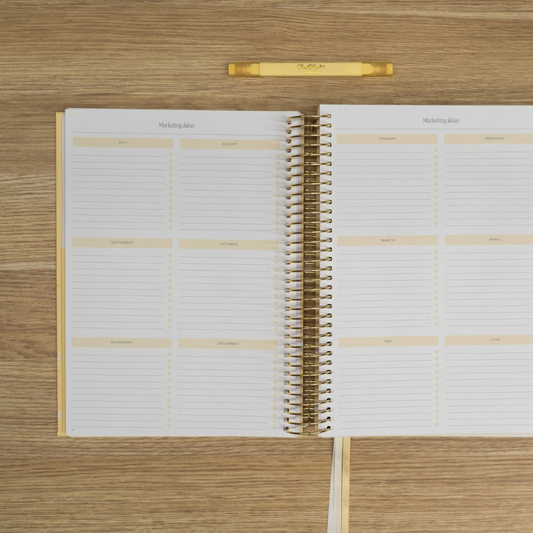 2026/27 Financial Year Business Planner - Daisy Yellow