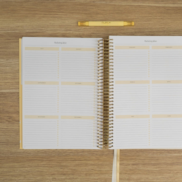 2026/27 Financial Year Business Planner - Daisy Yellow
