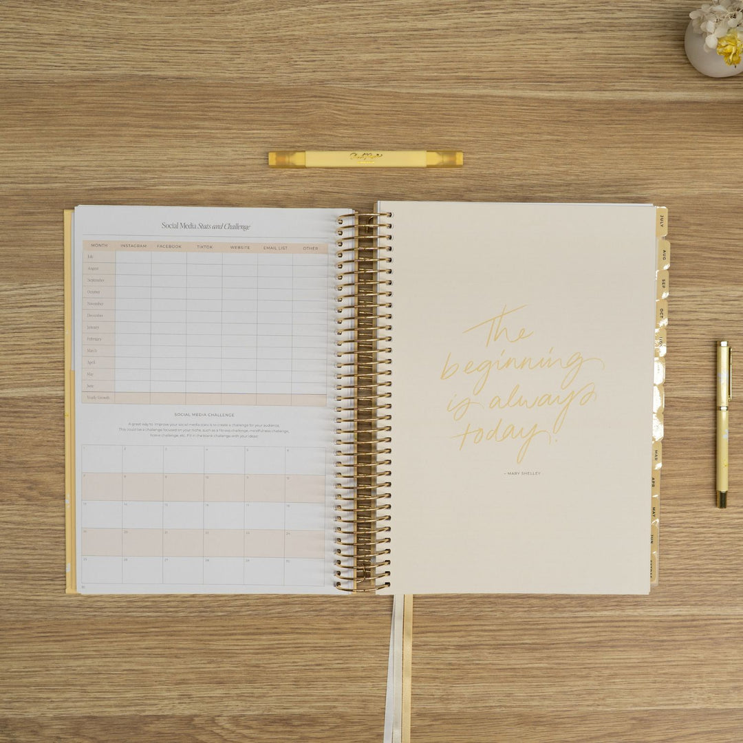 2026/27 Financial Year Business Planner - Daisy Yellow