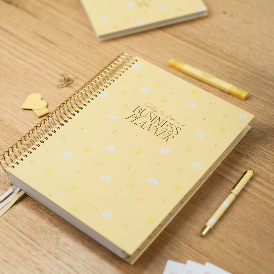 2026/27 Financial Year Business Planner - Daisy Yellow