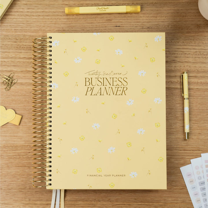 2026/27 Financial Year Business Planner - Daisy Yellow
