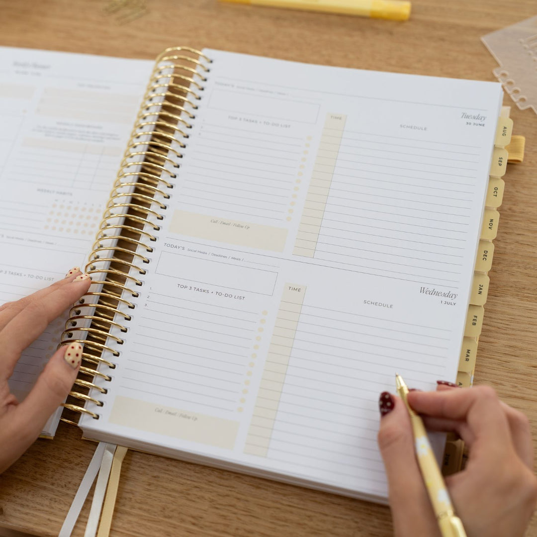 2026/27 Financial Year Business Planner - Daisy Yellow