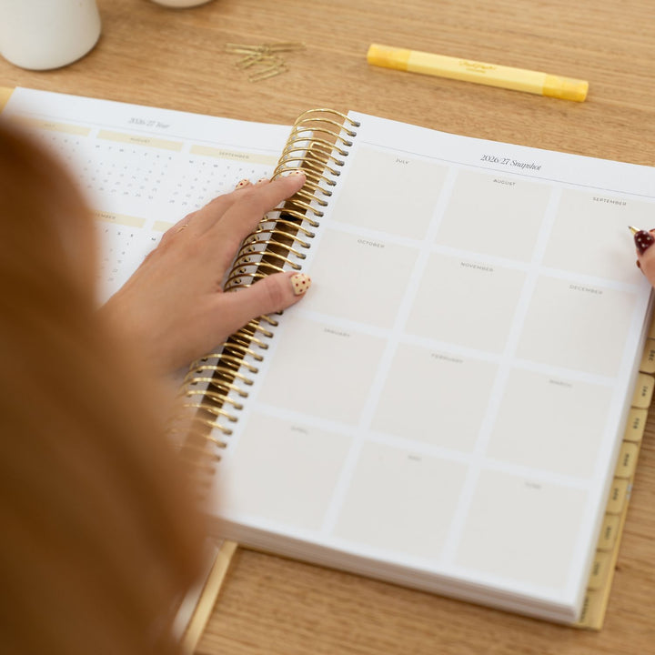 2026/27 Financial Year Business Planner - Daisy Yellow