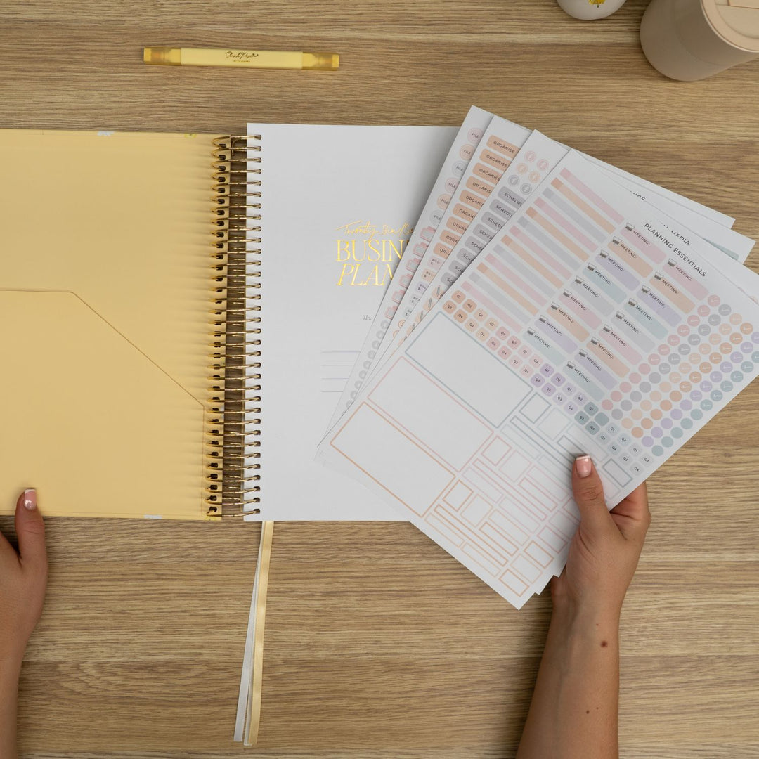 2026/27 Financial Year Business Planner - Daisy Yellow