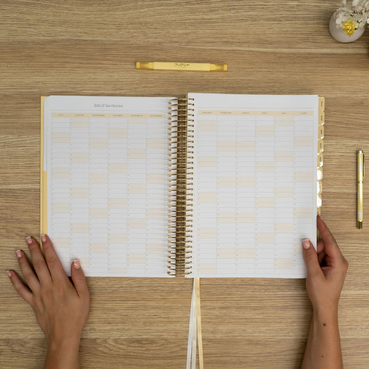 2026/27 Financial Year Business Planner - Daisy Yellow