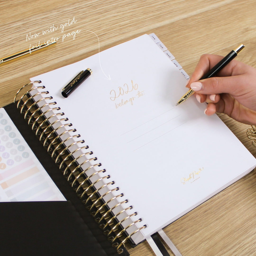 2026 Signature Planner - Black