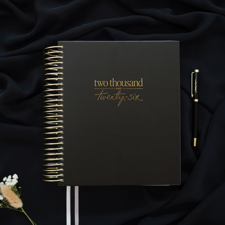 2026 Signature Planner - Black