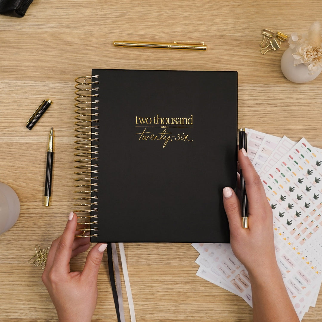 2026 Signature Planner - Black