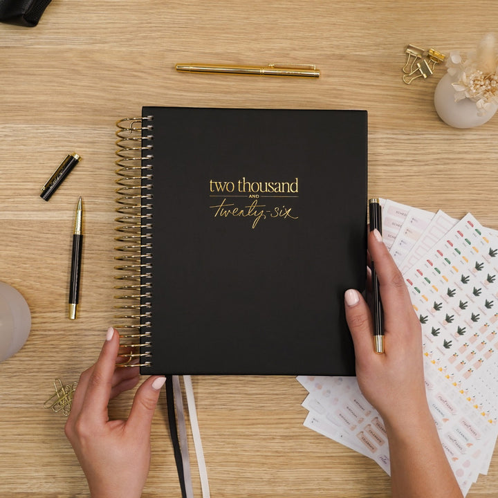 2026 Signature Planner - Black
