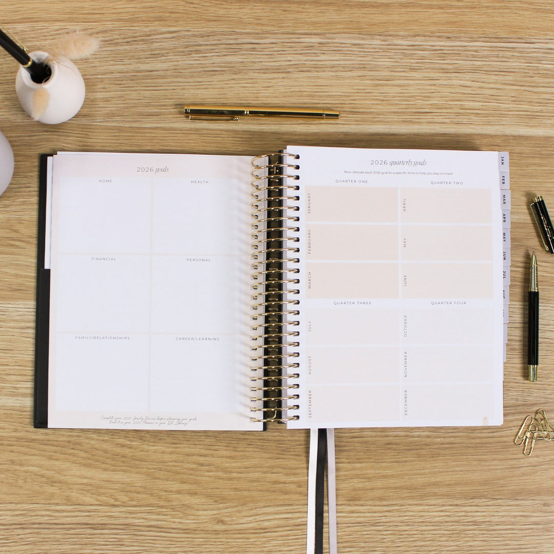 2026 Signature Planner - Black