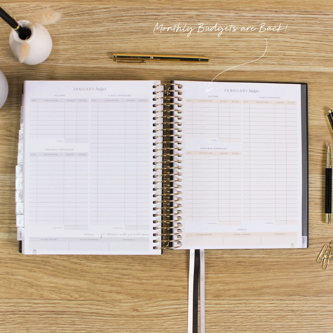 2026 Signature Planner - Black