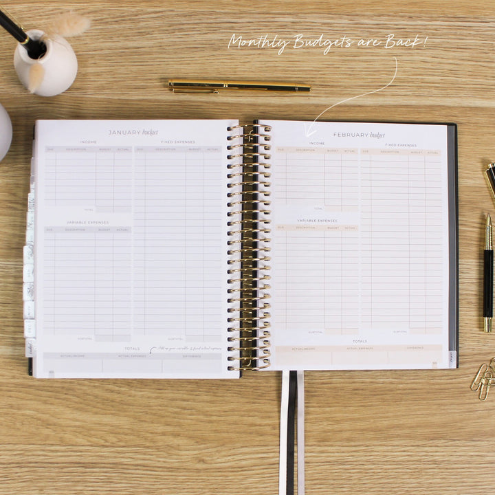 2026 Signature Planner - Black