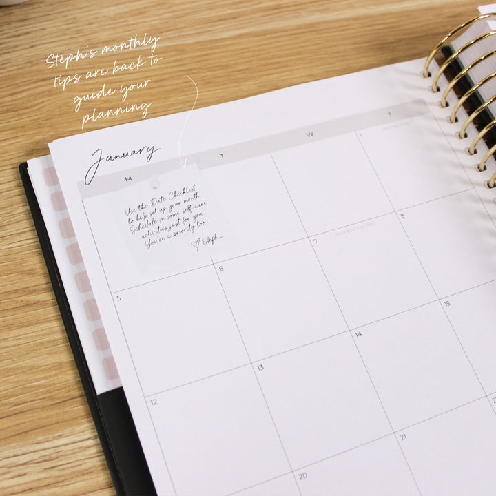 2026 Signature Planner - Black