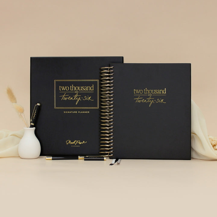 2026 Signature Planner - Black