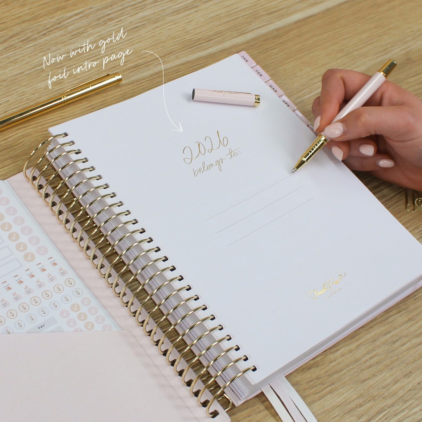 2026 Signature Planner - Blush + Yellow Gold