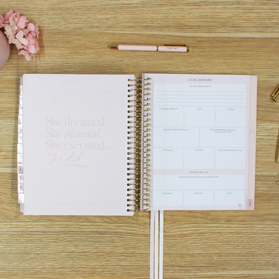2026 Signature Planner - Blush + Yellow Gold