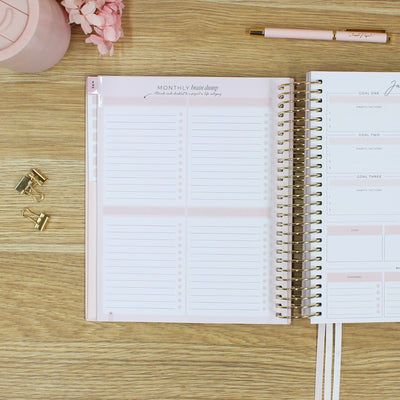 2026 Signature Planner - Blush + Yellow Gold